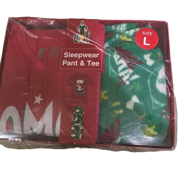 Men's Elf Will Ferell Tee & Sleep Pants Set - Picture 6 of 12